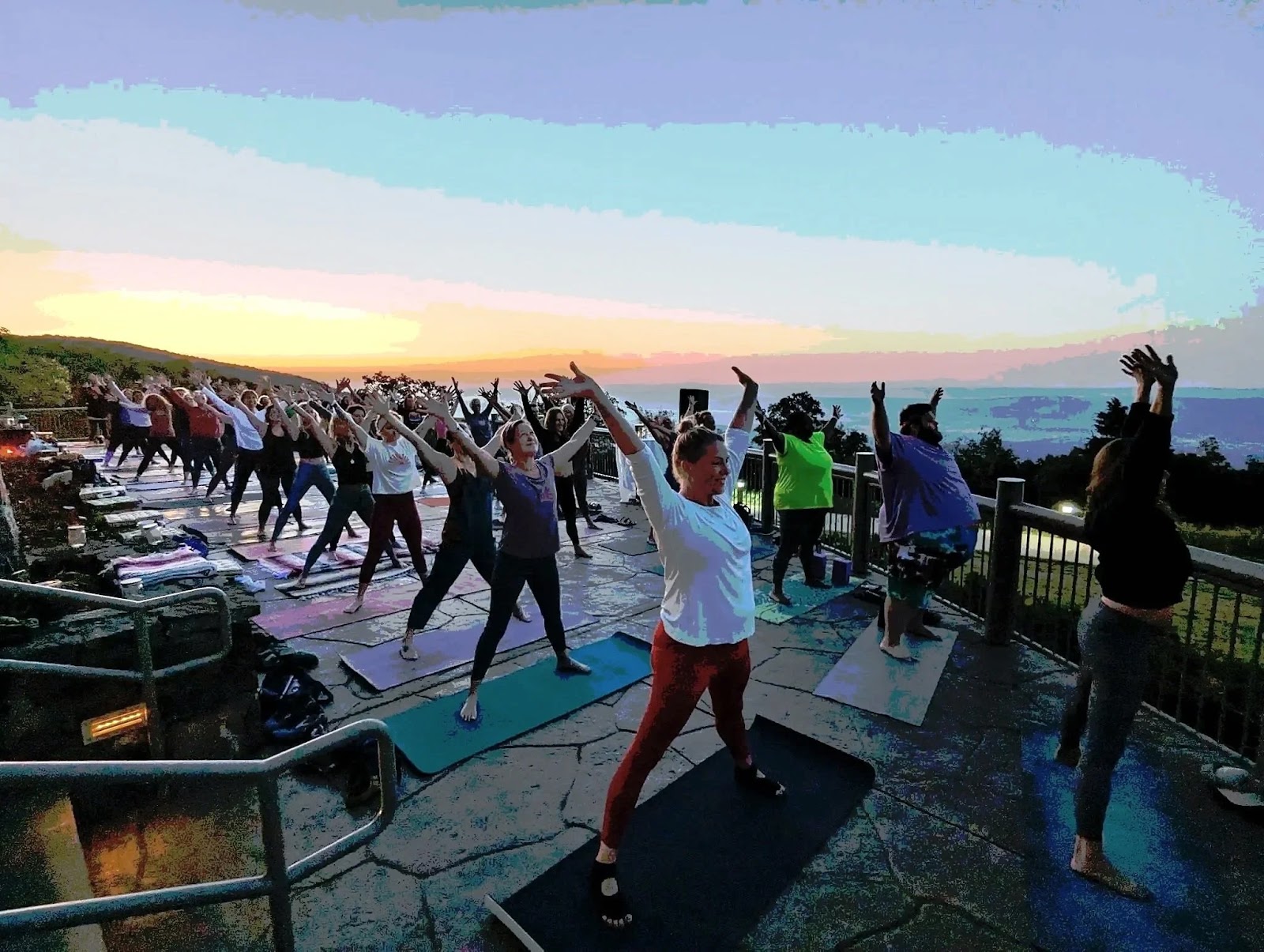 Yoga on the Mountain — Mount Magazine State Park