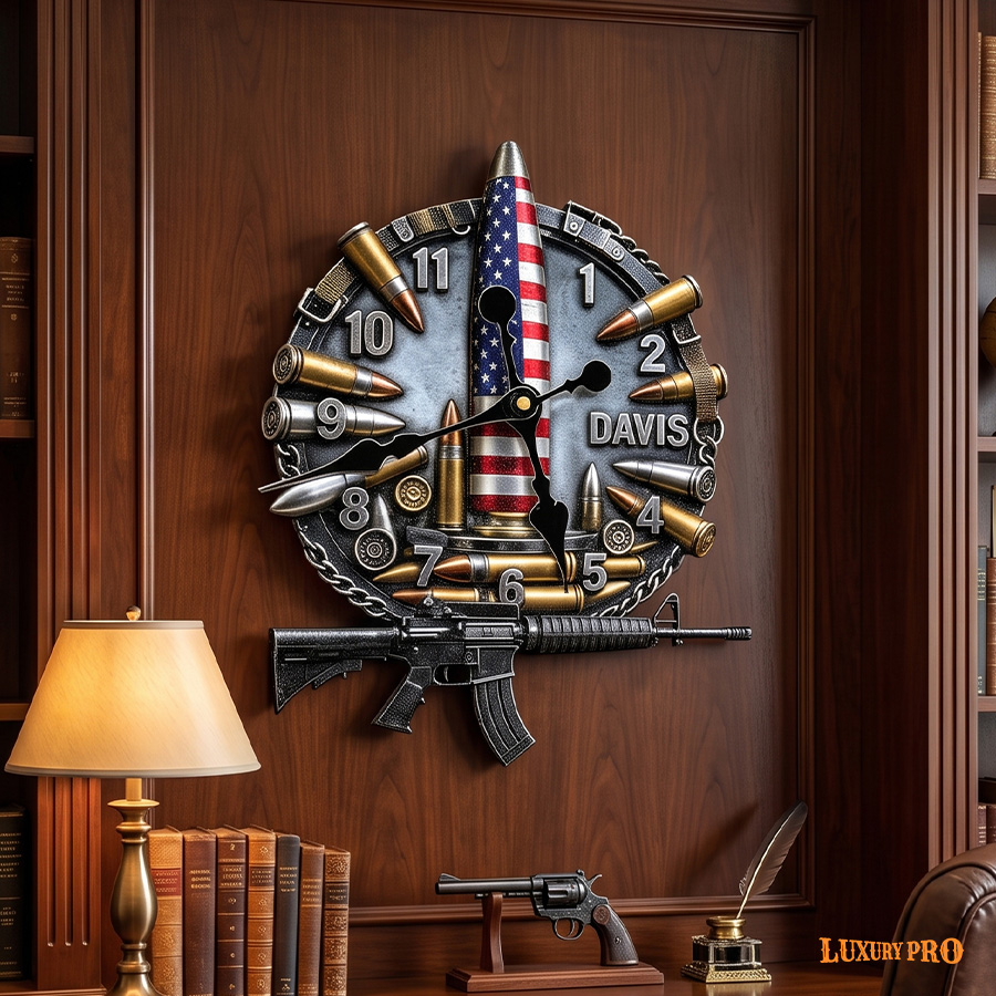 Wooden Wall Clock
