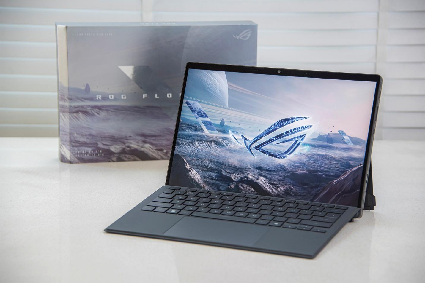 A computer with a keyboard and a box    AI-generated content may be incorrect.