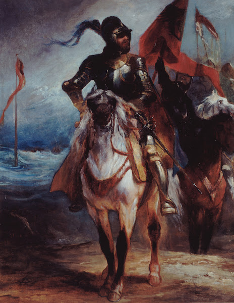 Chevalier conduisant son armée 19th century