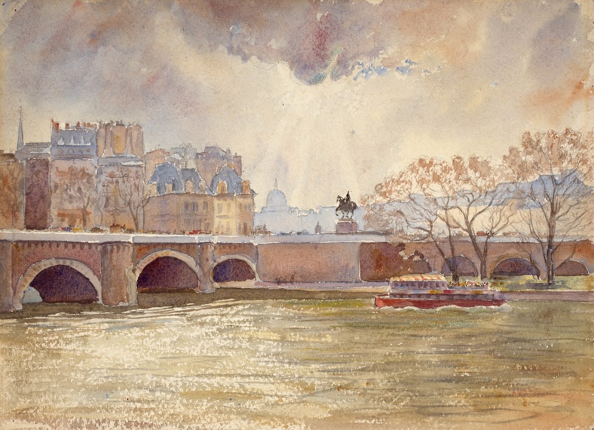 LÎle de la Cité avec le Pont Neuf