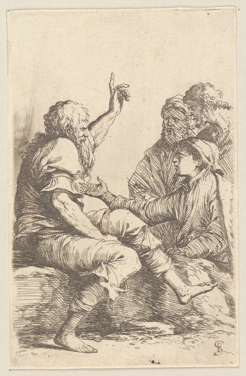 Four men in Conversation 1656   1657