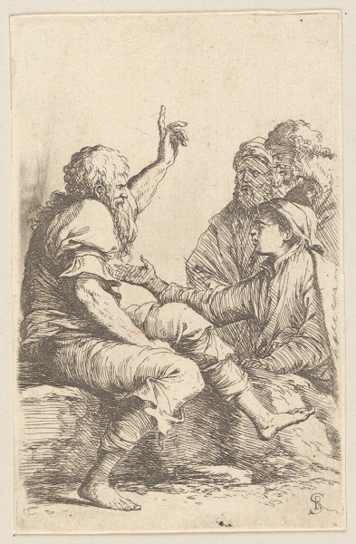 Four men in Conversation 1656   1657