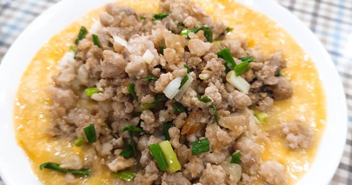 Cháo yến mạch bí đỏ