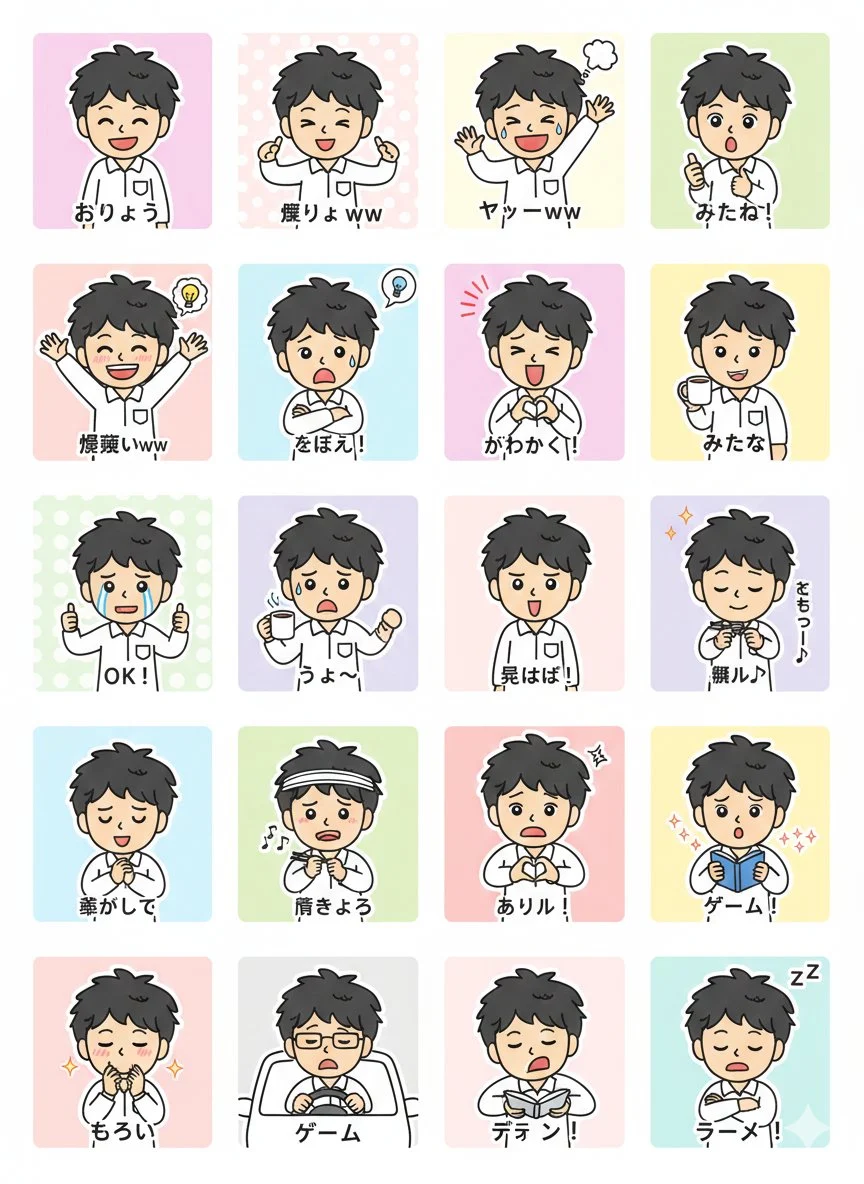 Convierte a una persona en un ícono de personaje y en stickers de LINE.