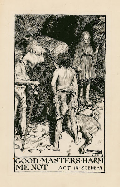 Cymbeline Good masters harm me not Act III Scene VI 1900