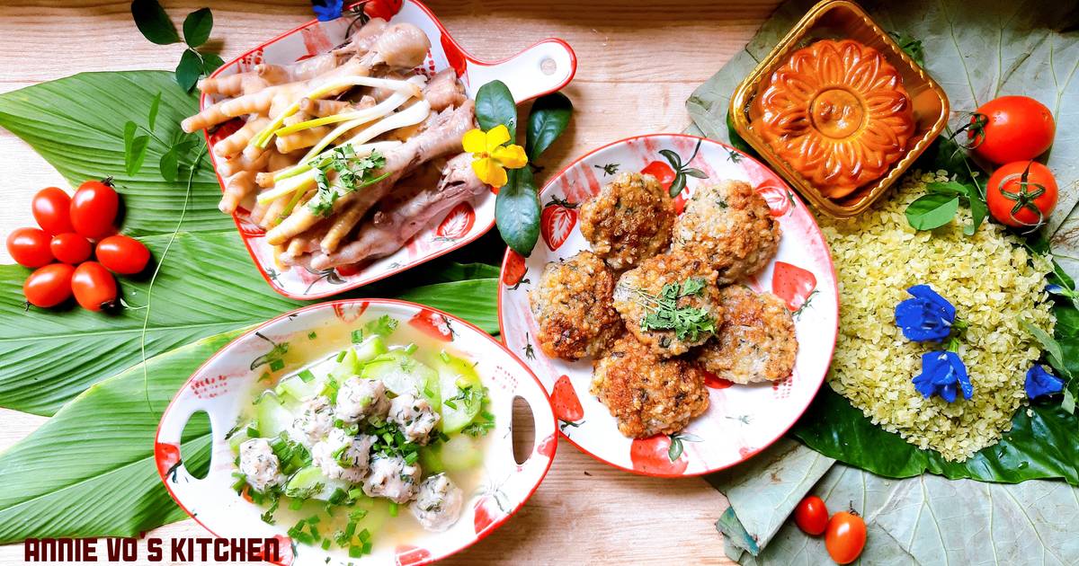 Bữa cơm đơn giản mùa Trung thu