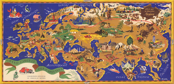 Grand Circuit Des Capitales Collection Concours Du Chocolat Menier 1935