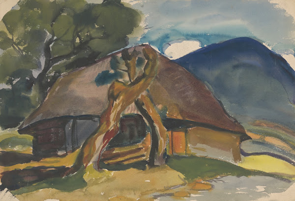 Cottage below the Mountains 1930