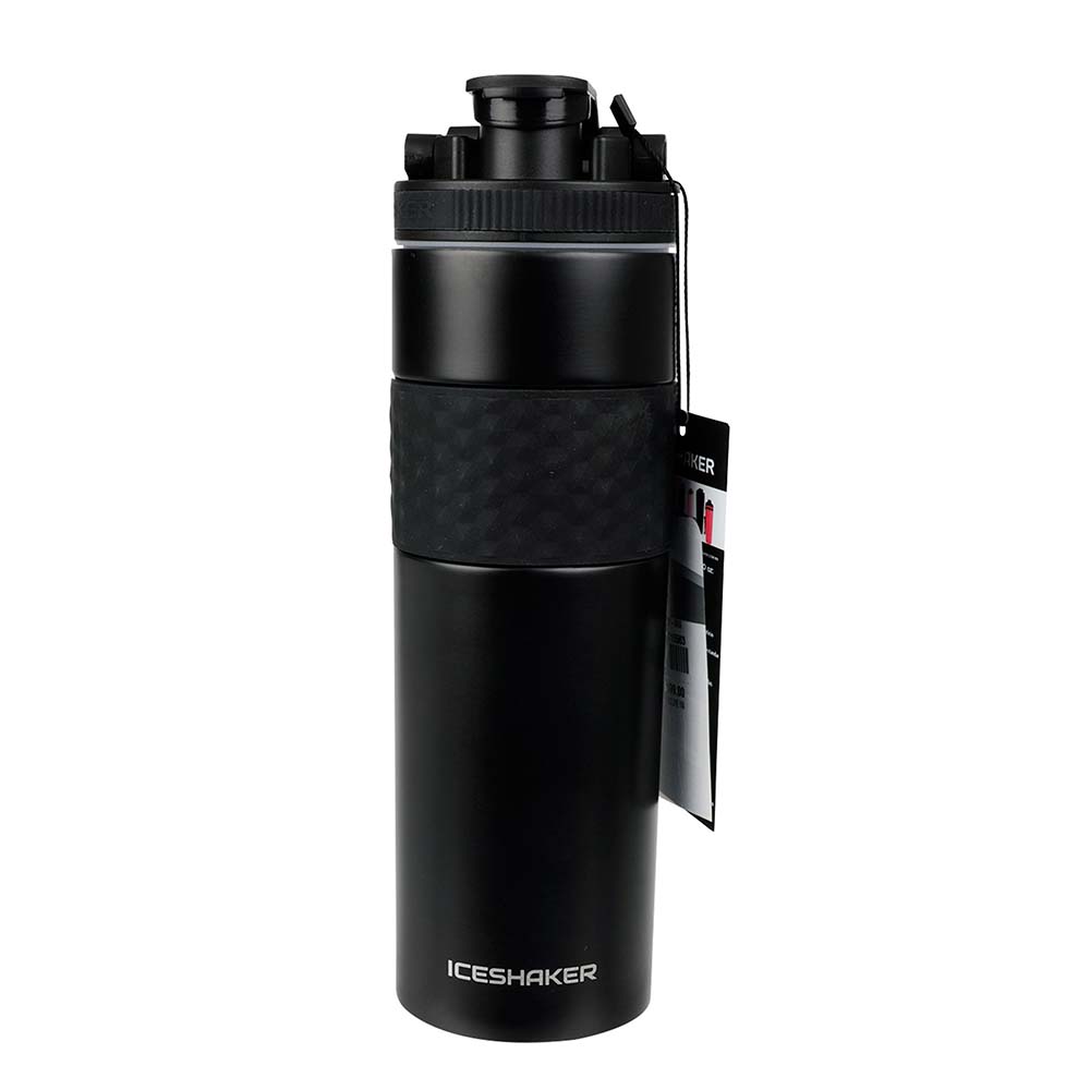 Termo de acero inoxidable Ice Shaker™ color negro