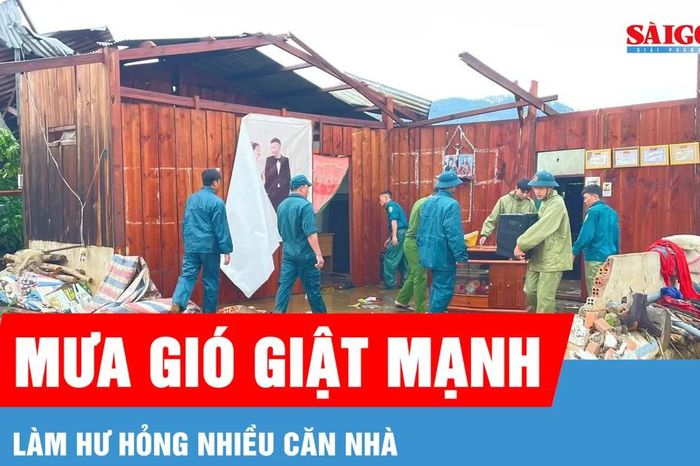 Lâm Đồng: Dông lốc làm hư hỏng nhiều căn nhà - Báo Sài Gòn Giải Phóng