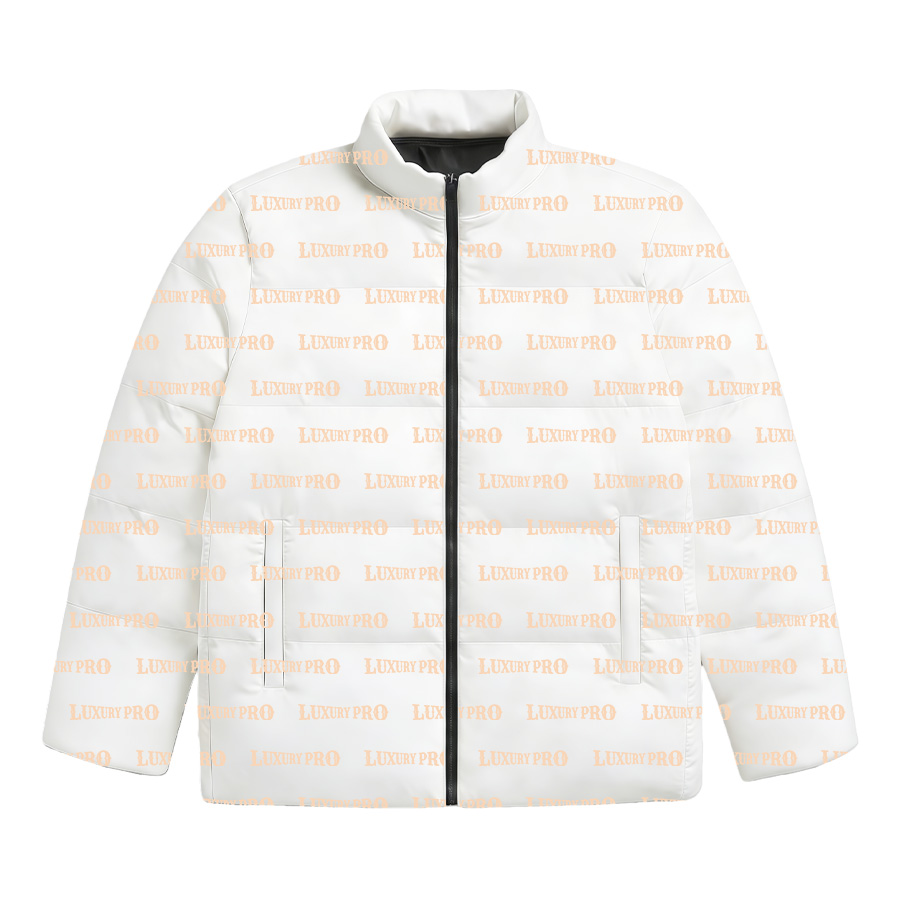 AOP Standing Collar Down Jacket