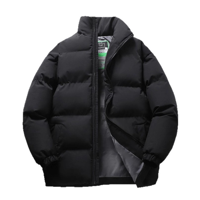 Unisex winter jacket, padded, stand-up collar