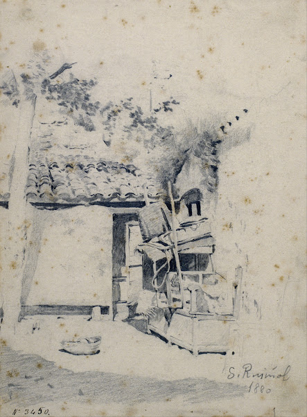 Rustic Courtyard 1880