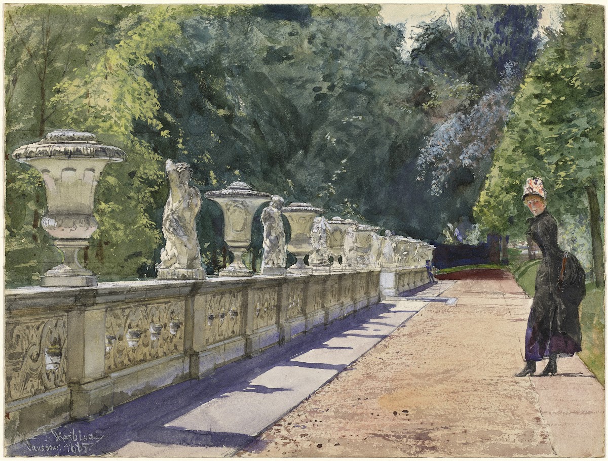 A Promenade in the Park at Sanssouci 1885