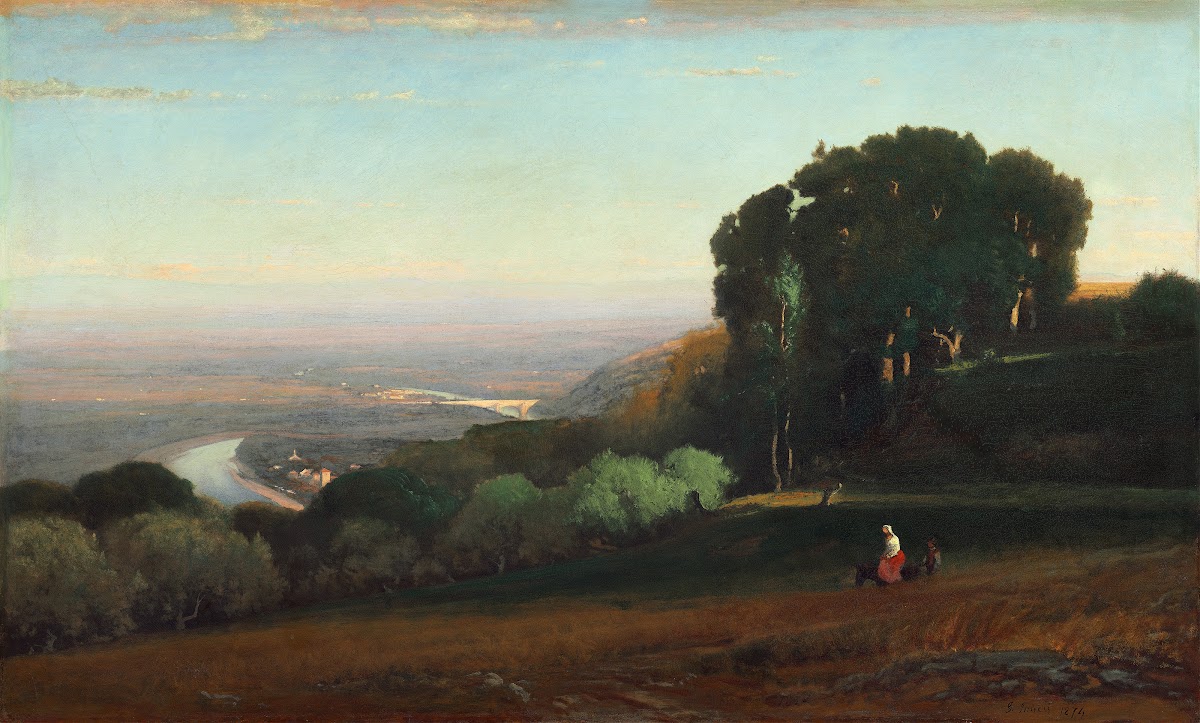 View of the Tiber near Perugia 1872 1874
