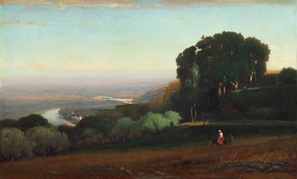 View of the Tiber near Perugia 1872 1874