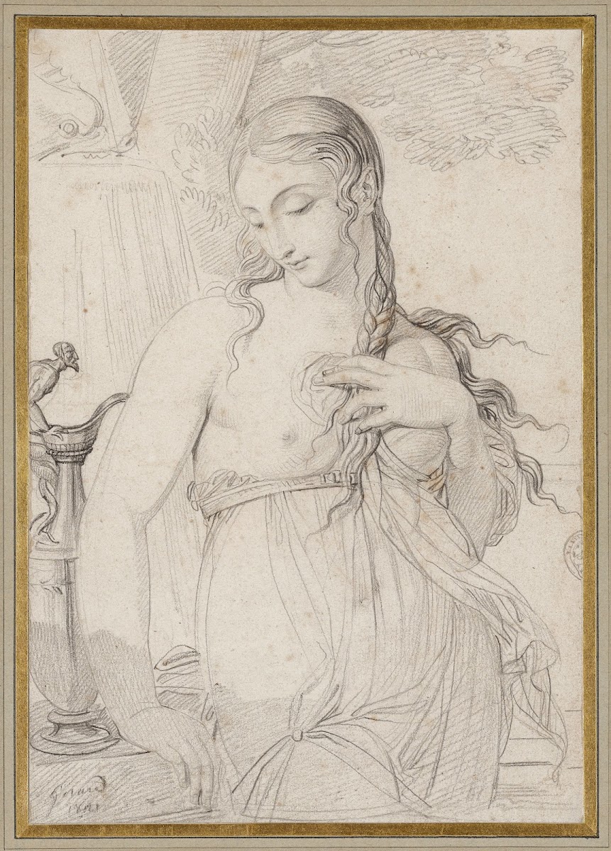 Young Woman in Classical Dress Study for the Month Thermidor c 18041805
