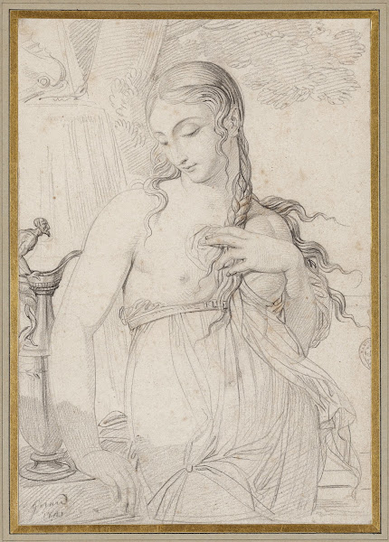 Young Woman in Classical Dress Study for the Month Thermidor c 18041805