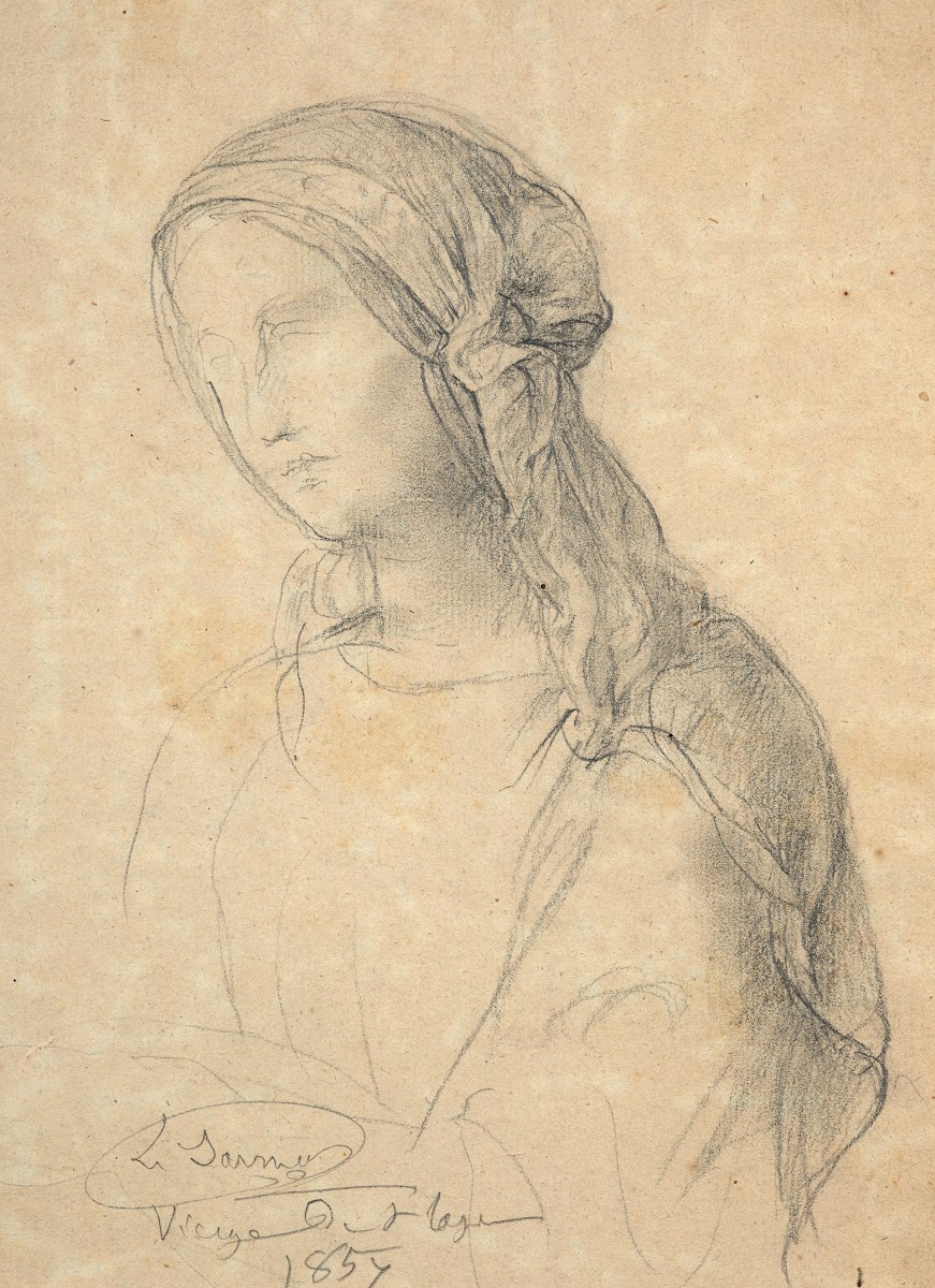 Study of the Virgin 1857
