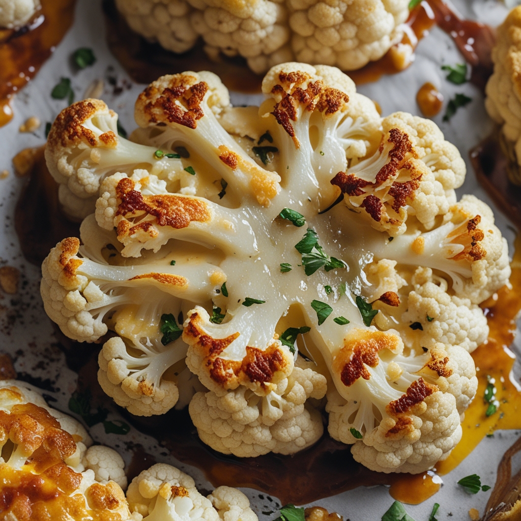 Crispy Baked Cauliflower Steaks - Easy, Healthy & Delicious