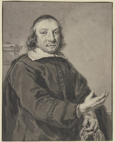 Brustbild eines Mannes nach rechts