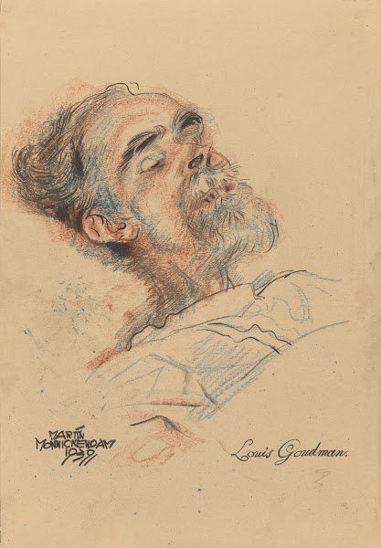 Louis Goudman on his deathbed 1939