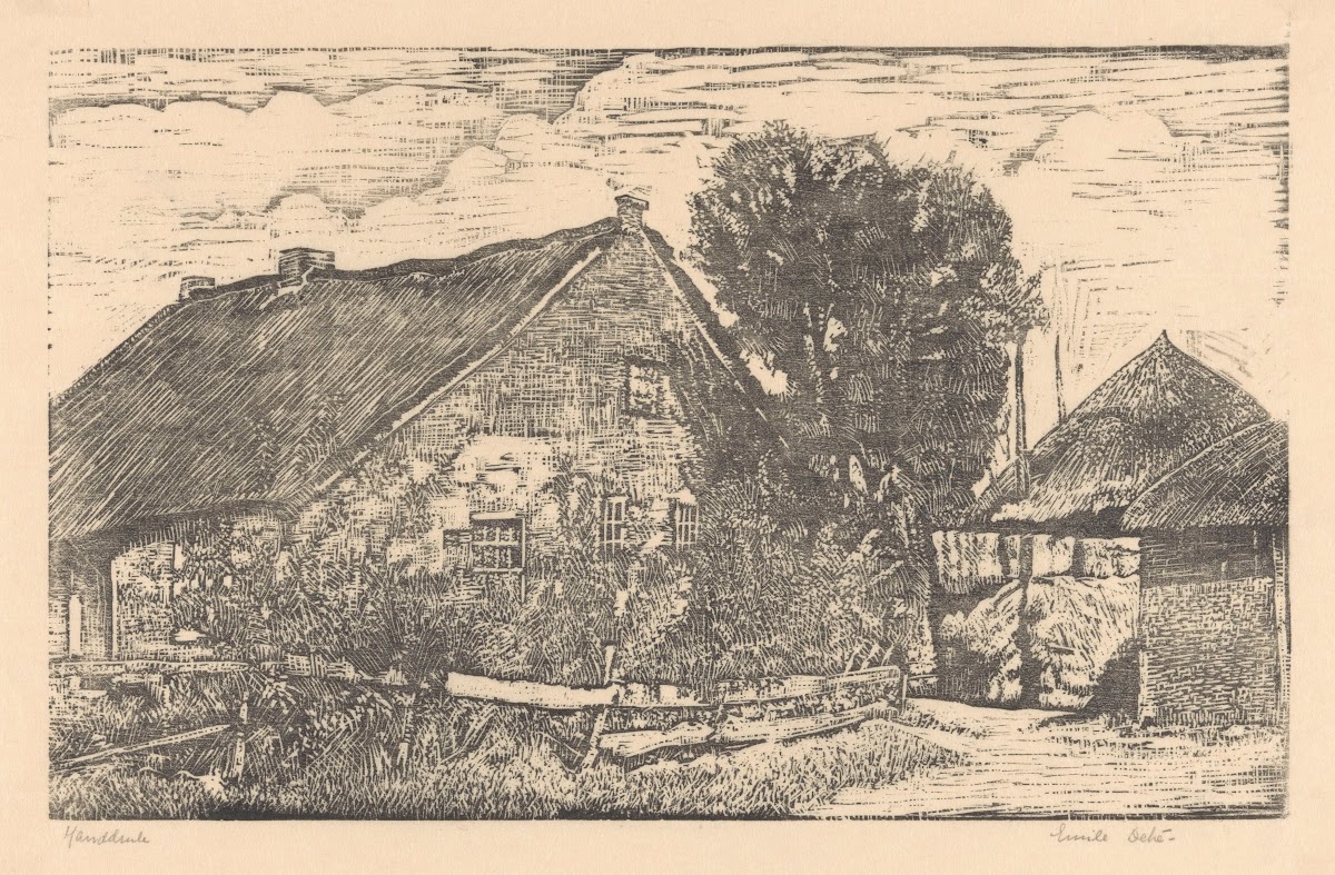 Boerderij met hooischuur 20th century
