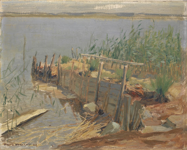 Study At The Shore Of The Untersee 1925