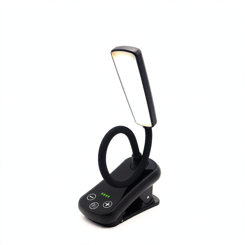 LED-Klemmleuchte, dimmbar, mit Akkuanzeige