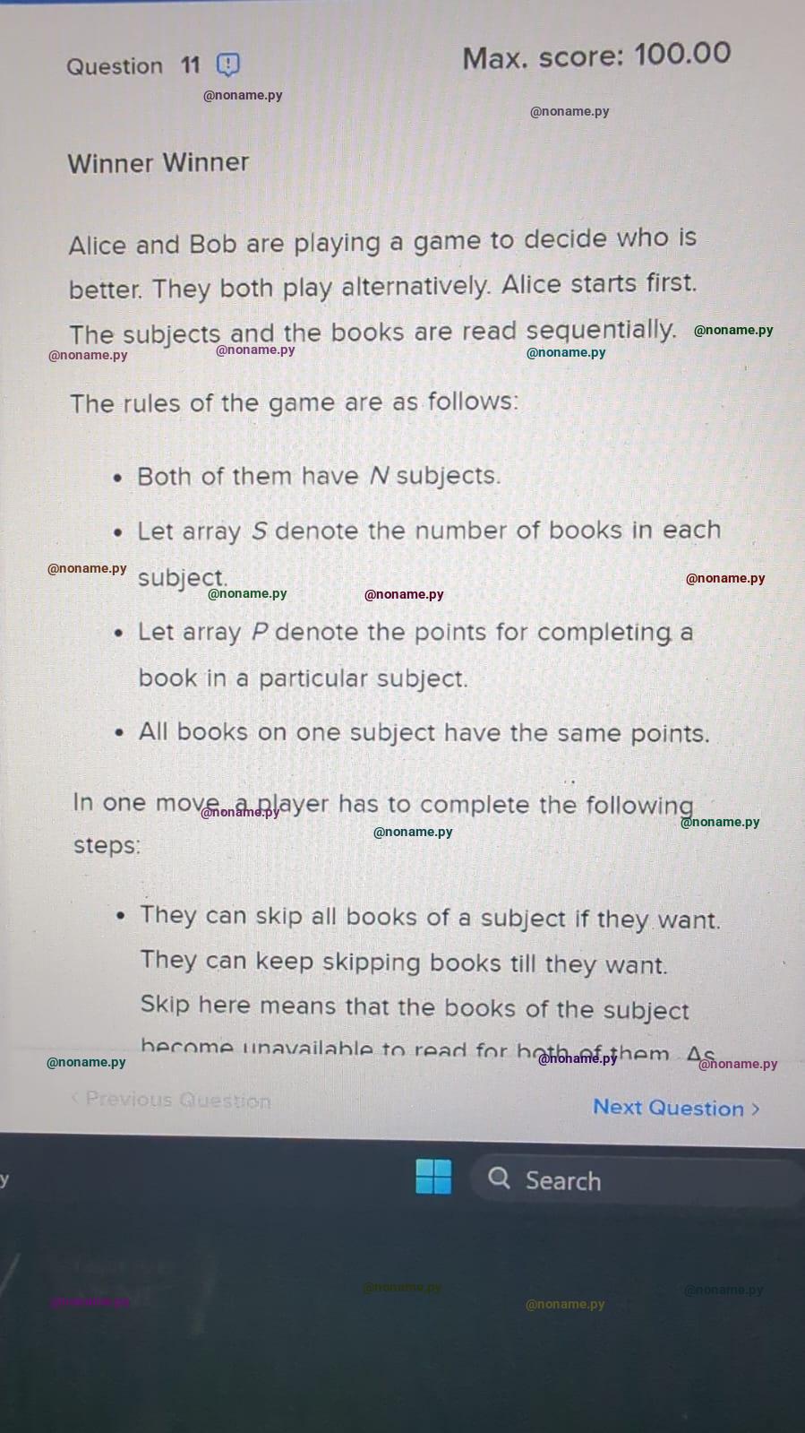 Question Image