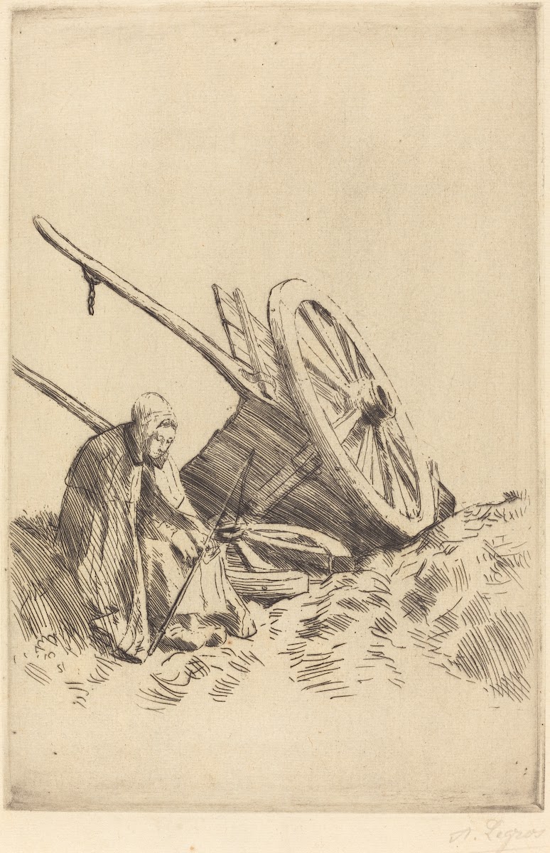 Broken Cart La charrette brisee