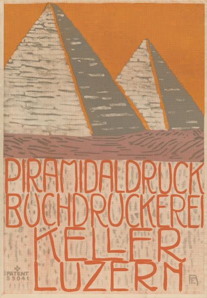 Piramidaldruck Buchdruckerei Keller Luzern Circa 1915