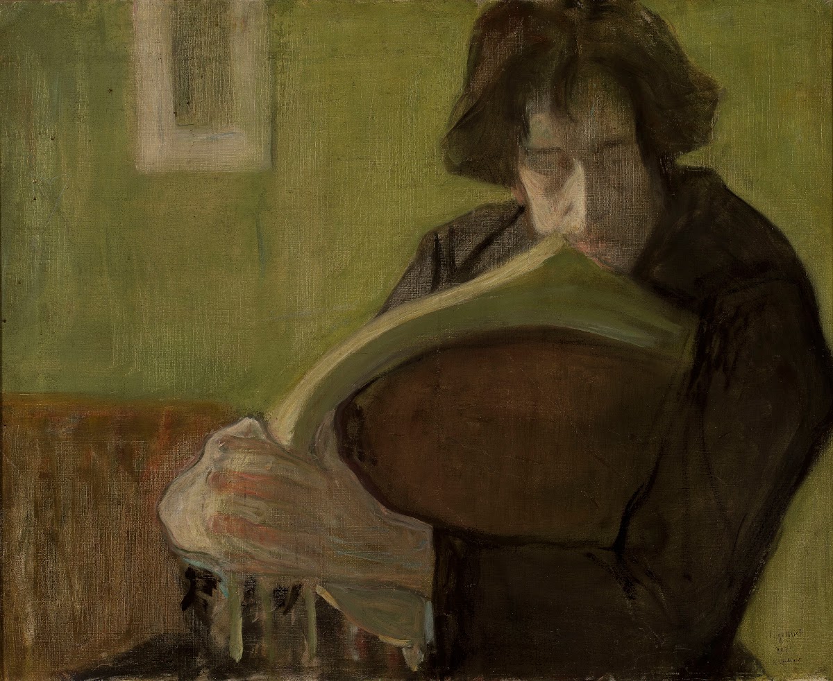 Man sitting in a chair Portrait of Mieczysław Jakimowicz 1907