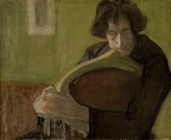 Man sitting in a chair Portrait of Mieczysław Jakimowicz 1907