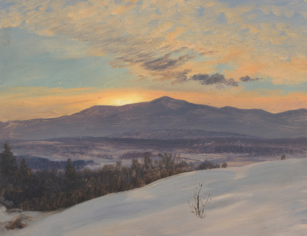 Sunset Across the Hudson Valley Winter 187080