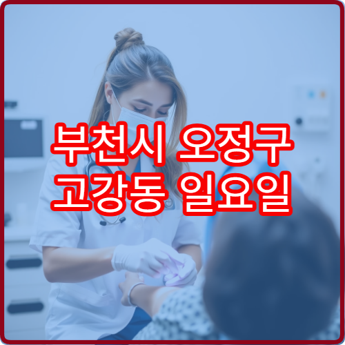 부천시 오정구 고강동 일요일 피부과 알레르기 두드러기