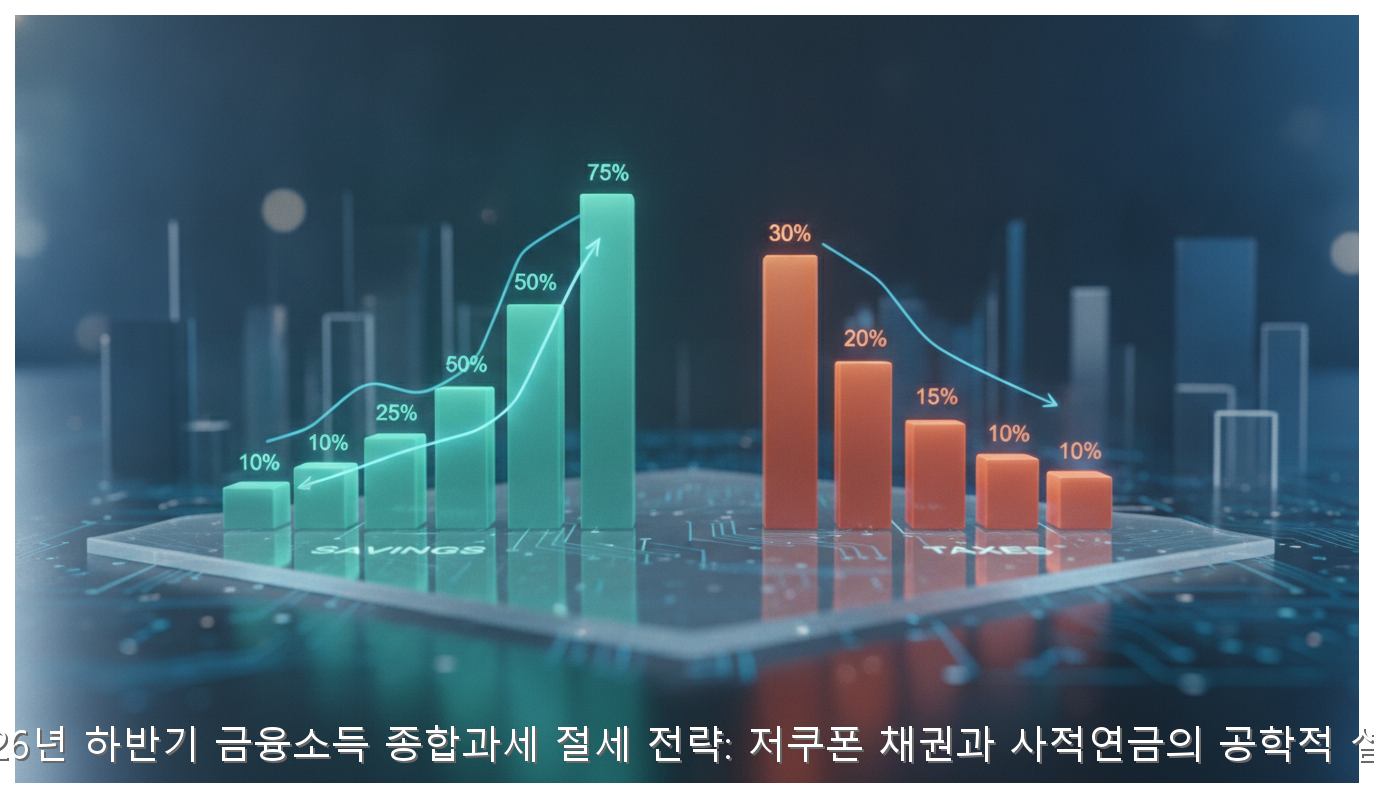 2026년 하반기 금융소득 종합과세 절세 전략: 저쿠폰 채권과 사적연금의 공학적 설계 핵심 안내 및 분석 인포그래픽 (7)