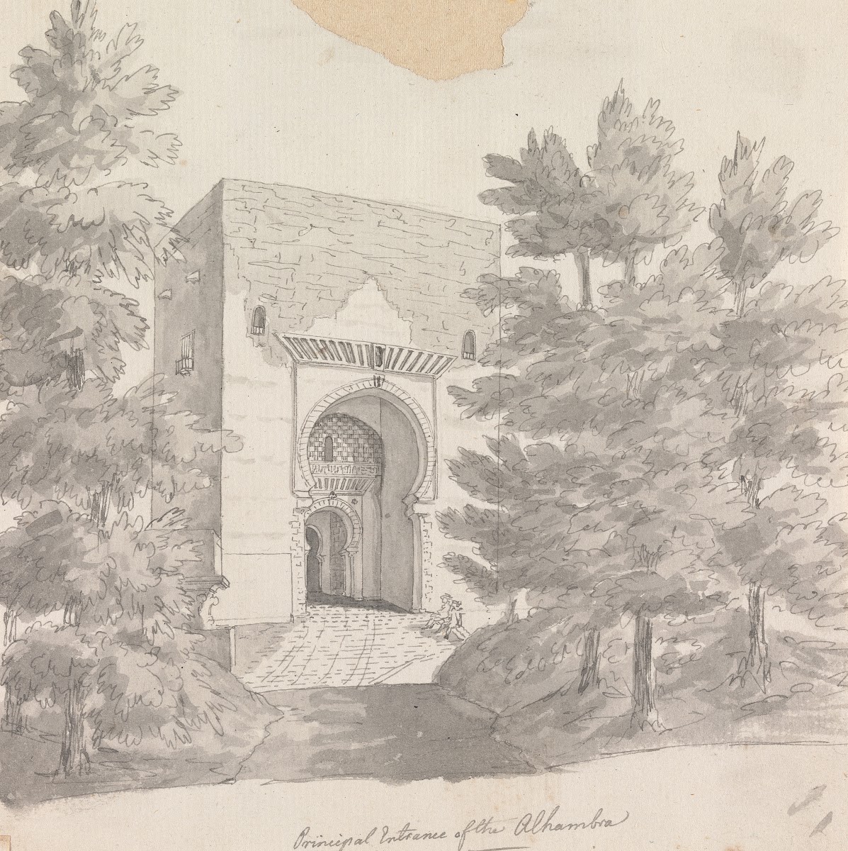 Gates of the Alhambra Puerta del Juicioa 1775 to 1776