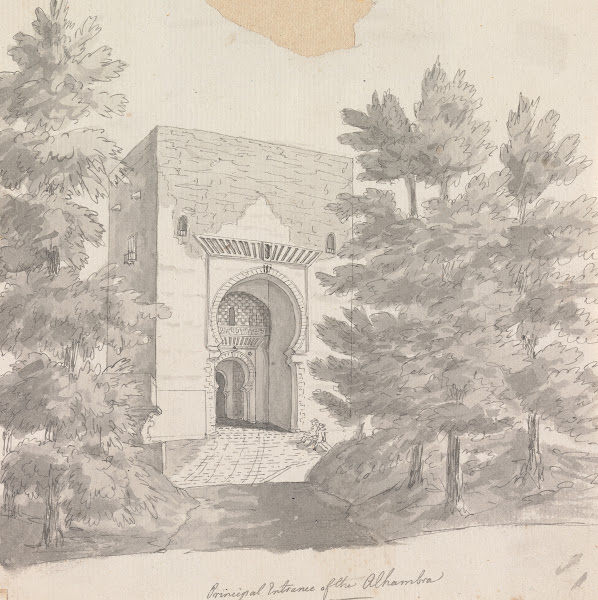 Gates of the Alhambra Puerta del Juicioa 1775 to 1776