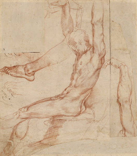 Study of a Man with Various Sketches 1535