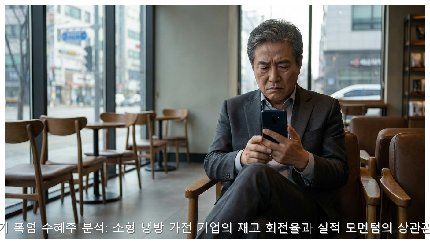 조기 폭염 수혜주 분석: 소형 냉방 가전 기업의 재고 회전율과 실적 모멘텀의 상관관계 핵심 안내 및 분석 인포그래픽 (2)