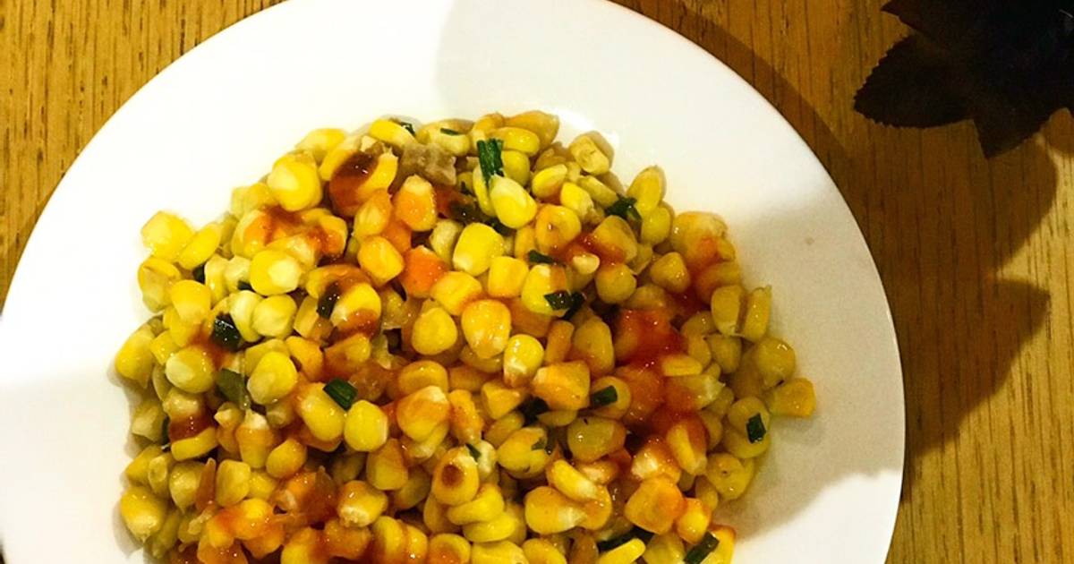 Bắp xào mix tùm lum topping