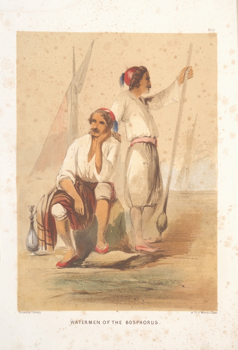 Cargees or Watermen of the Bosphorus 1854