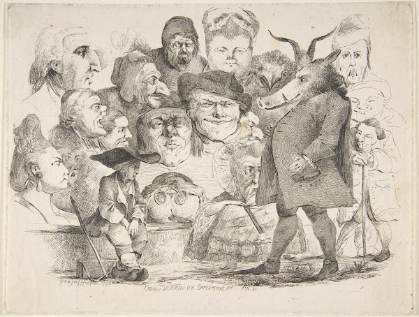 All Who See Me Jeer at Me Omnes Videntes me Deriserunt me 1773