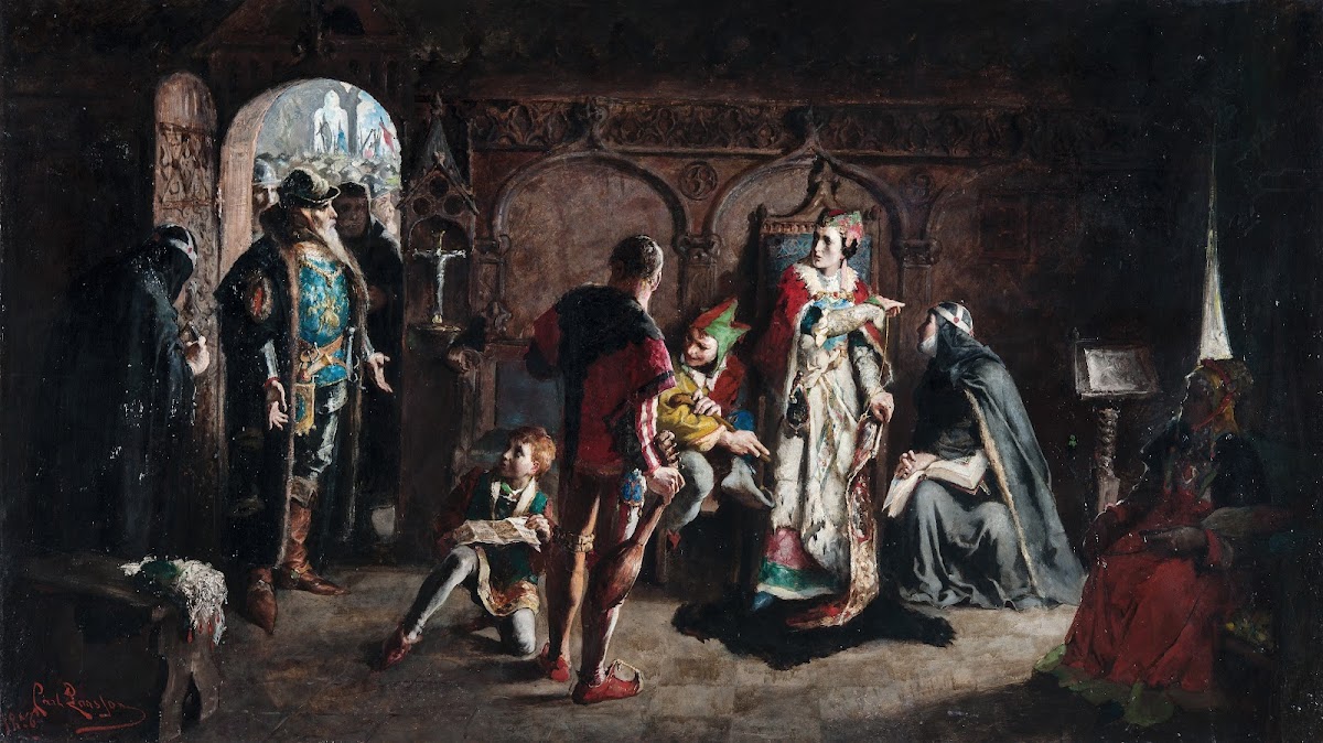 Sten Sture the Elder Frees the Captive Danish Queen Kristina from the Vadstena M