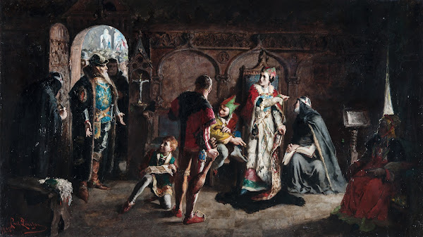 Sten Sture the Elder Frees the Captive Danish Queen Kristina from the Vadstena M