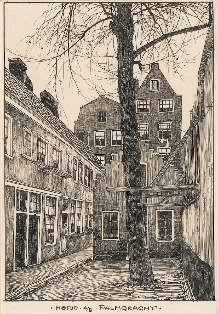 Het Hofje aan de Palmgracht te Amsterdam 20th century