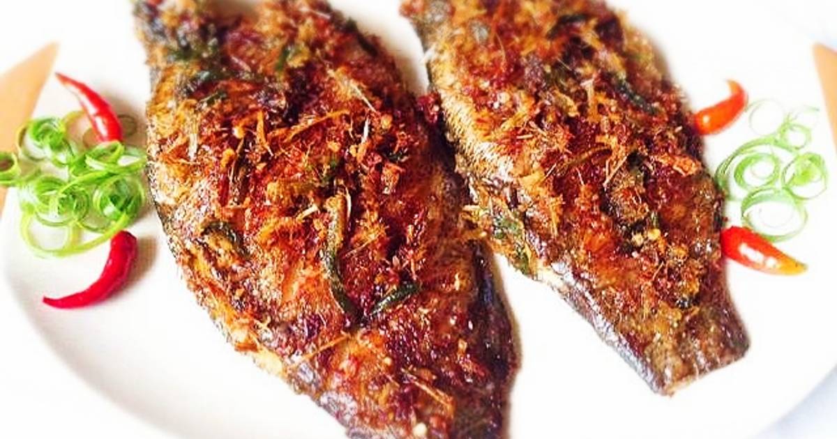Cá sặc muối sả ớt chiên