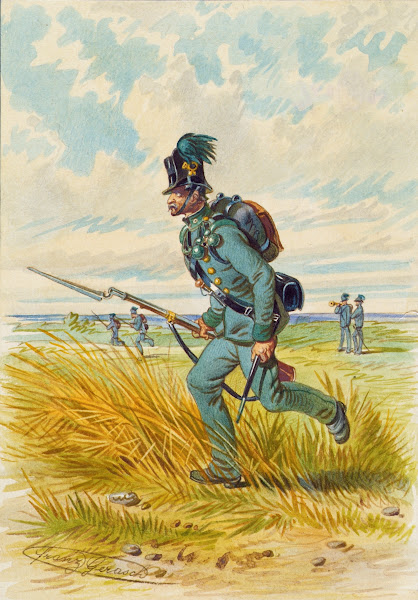 Soldat mit Bajonett 1859